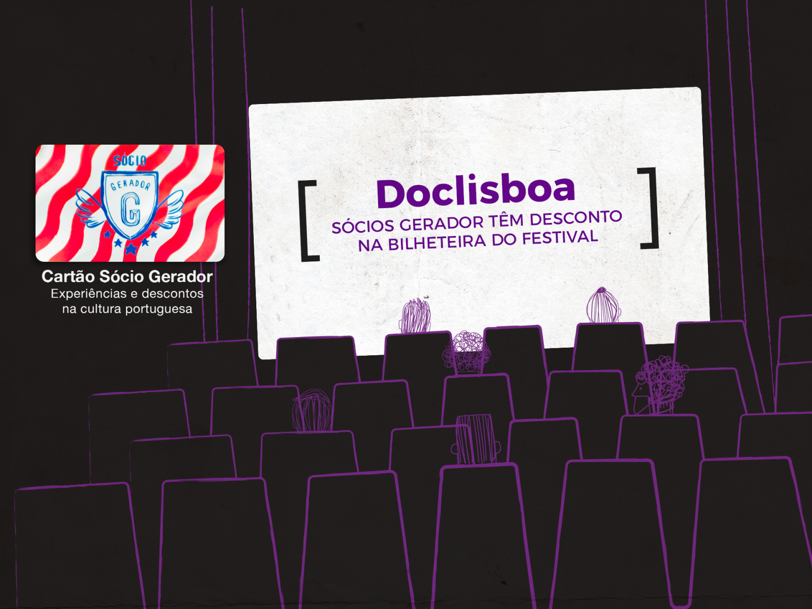 desconto 20% para Sócios Gerador no Doclisboa