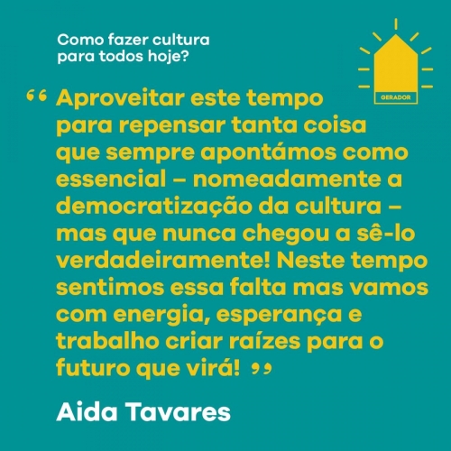 Aida Tavares | Diretora Artística Teatro São Luiz